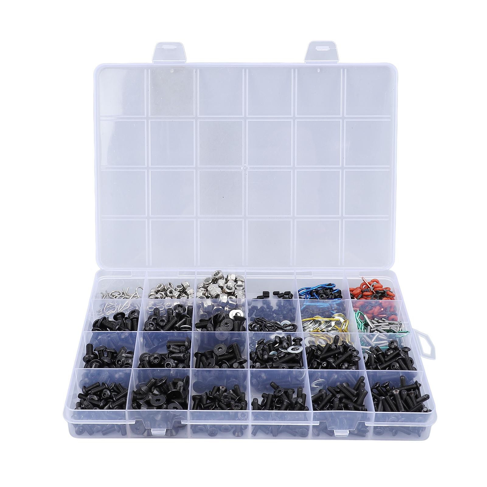 RC Screw Kit Professional Metal RC Car Repair Screw Set для Traxxas для Redcat для HPI для Arrma
RC Screw Kit Professional Metal RC Car Repair Screw Set для Traxxas для Redcat для HPI для Arrma