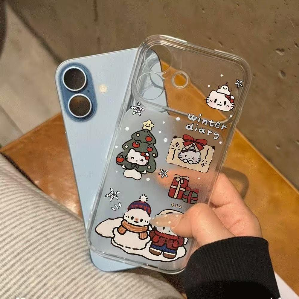 Cute KT Cat Snowman Phone Case, Compatible with Apple 17/16 Pro Max, iPhone 15/14 Transparent Series, Fits Large Windows Apple 11 Pro Max
Cute KT Cat Snowman Phone Case, Compatible with Apple 17/16 Pro Max, iPhone 15/14 Transparent Series, Fits Large Windows Apple 11 Pro Max