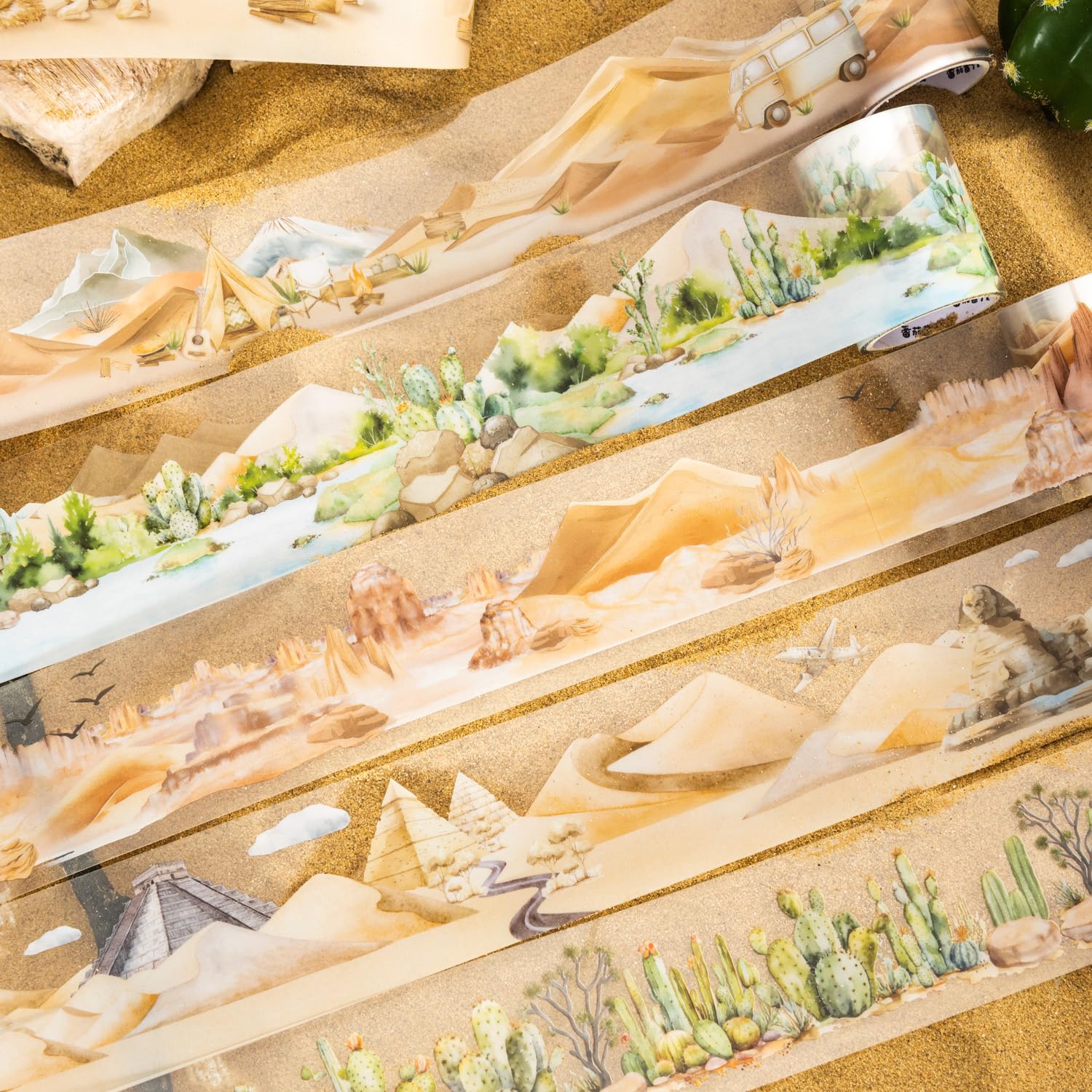 Alideco Маскировочные Милые Ретро Пустынный Пейзаж ПЭТ Клейкие Широкие Стильные Маскировочные Наклейки Набор из 6 Штук Лента, Дизайн, Прозрачные, Водостойкие, Без чернил, Лента,
Alideco Маскировочные Милые Ретро Пустынный Пейзаж ПЭТ Клейкие Широкие Стильные Маскировочные Наклейки Набор из 6 Штук Лента, Дизайн, Прозрачные, Водостойкие, Без чернил, Лента,