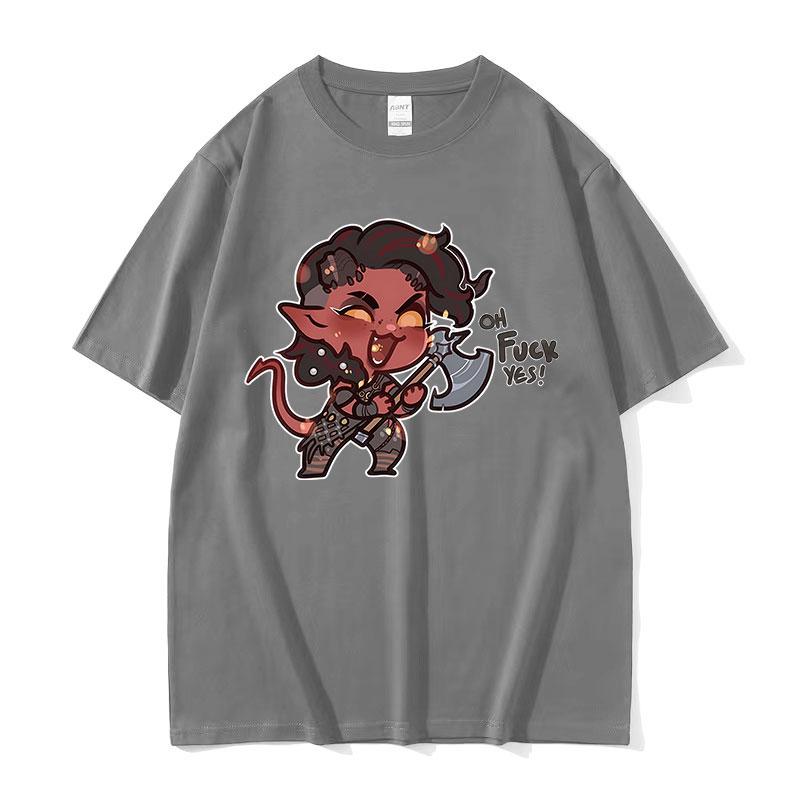 Karlach Baldurs Gate 3 Funny 2026 New T-Shirt Unisex Women Retro High Quality Fashion T Shirt Casual 100% Cotton Oversized T-shirts 4XL
Karlach Baldurs Gate 3 Funny 2026 New T-Shirt Unisex Women Retro High Quality Fashion T Shirt Casual 100% Cotton Oversized T-shirts 4XL
