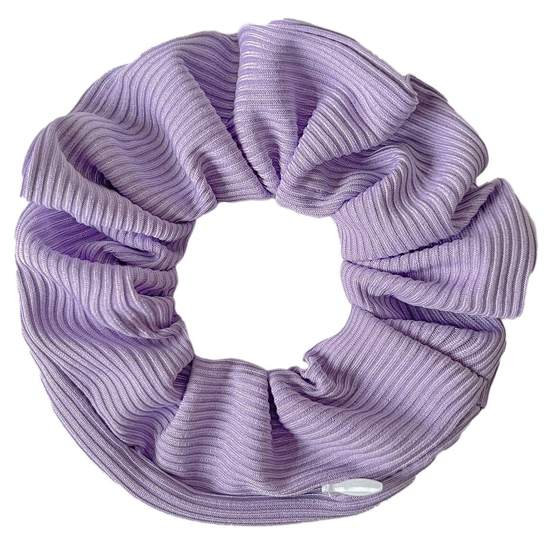 Solid Color Striped Knit Zipper Ponytail Holder Hair Tie
Solid Color Striped Knit Zipper Ponytail Holder Hair Tie