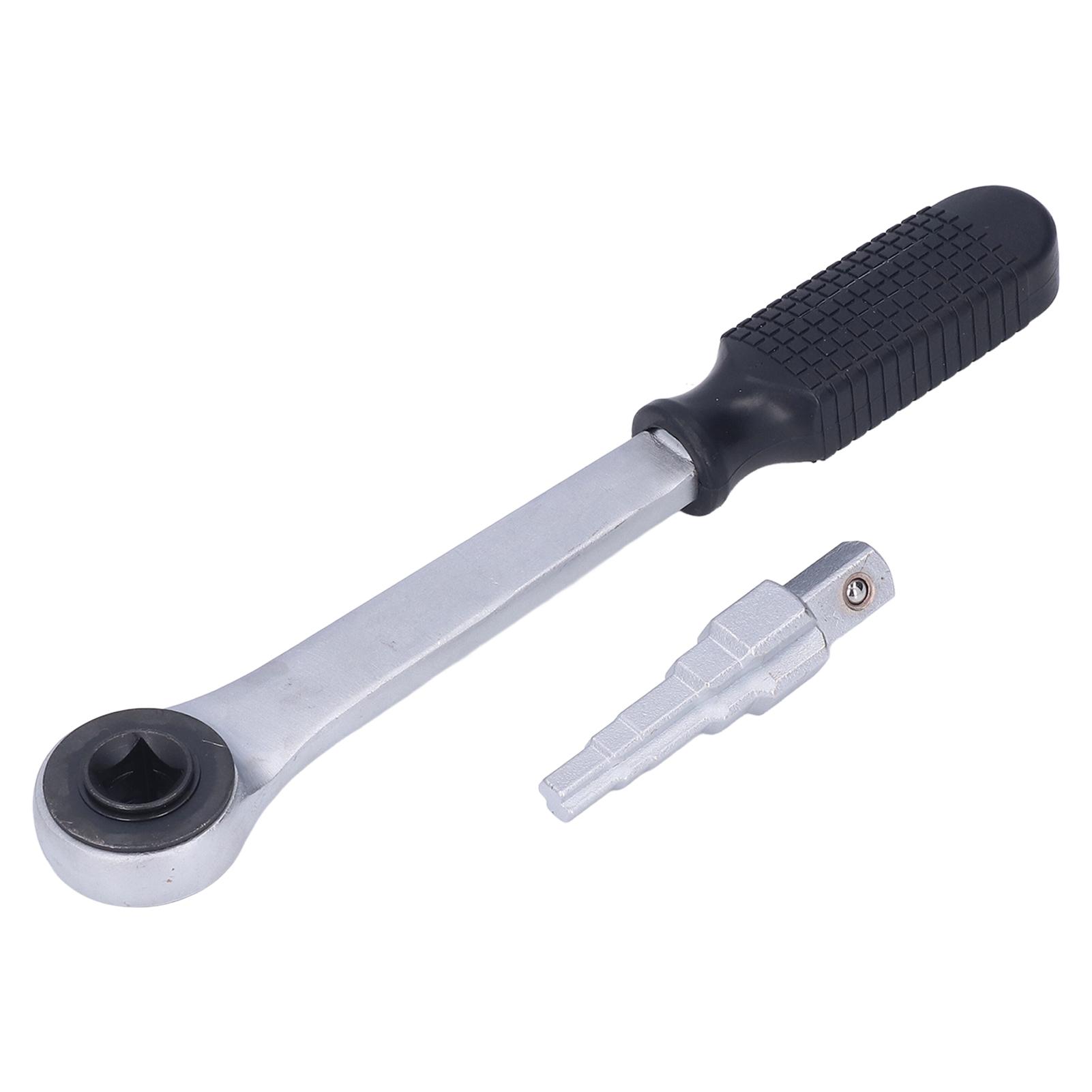 Radiator Valve Wrench Set Carbon Steel Stepped Spanner Joint Repair Tool with Ratchet Handle
Radiator Valve Wrench Set Carbon Steel Stepped Spanner Joint Repair Tool with Ratchet Handle
