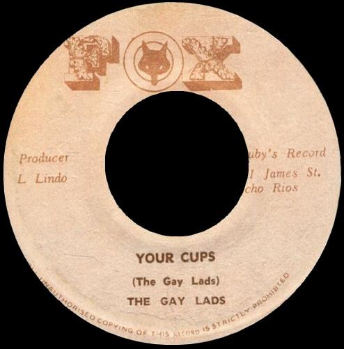 7inch Record GAYLADS Your Cups Running Over NONE Fox Jamaica Reggae Ska Dub Used
7inch Record GAYLADS Your Cups Running Over NONE Fox Jamaica Reggae Ska Dub Used