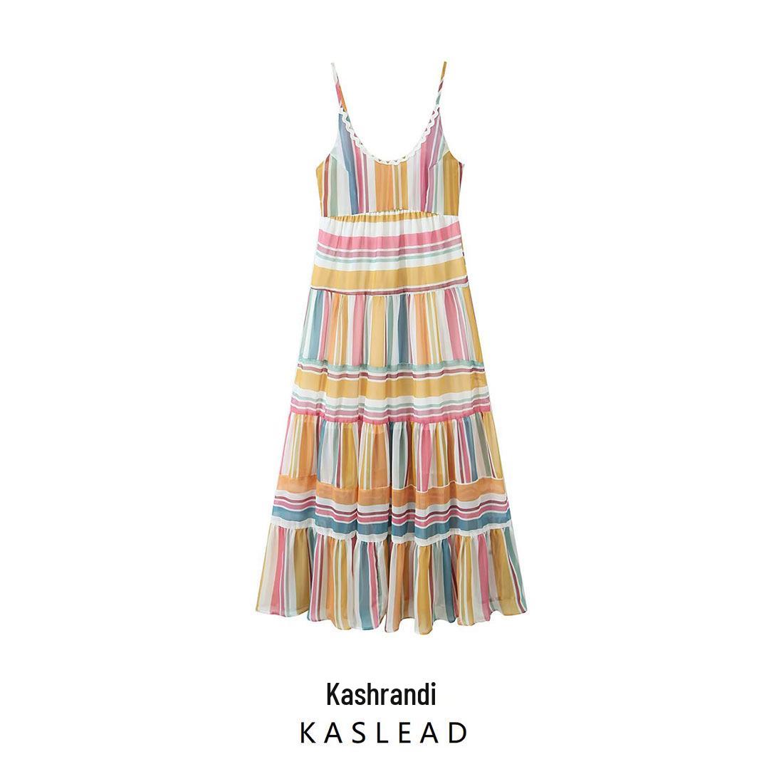 2025 Spring Women s European & American Style Fashion Striped Patchwork Wavy Lace Spaghetti Strap Dress Extra Small
2025 Spring Women s European & American Style Fashion Striped Patchwork Wavy Lace Spaghetti Strap Dress Extra Small