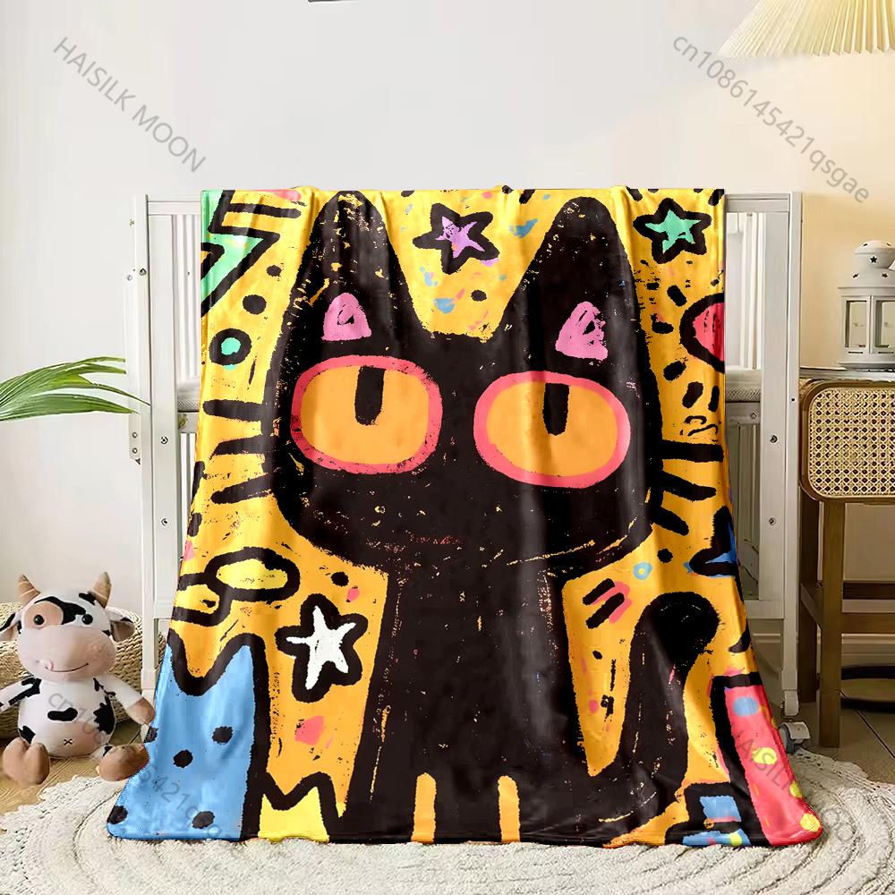 1PC Black cat with star patterns Print Adult Children Warm Blankets Home Travel Car Soft Comfortable Suitable for all seasons 75x100cm
1PC Black cat with star patterns Print Adult Children Warm Blankets Home Travel Car Soft Comfortable Suitable for all seasons 75x100cm