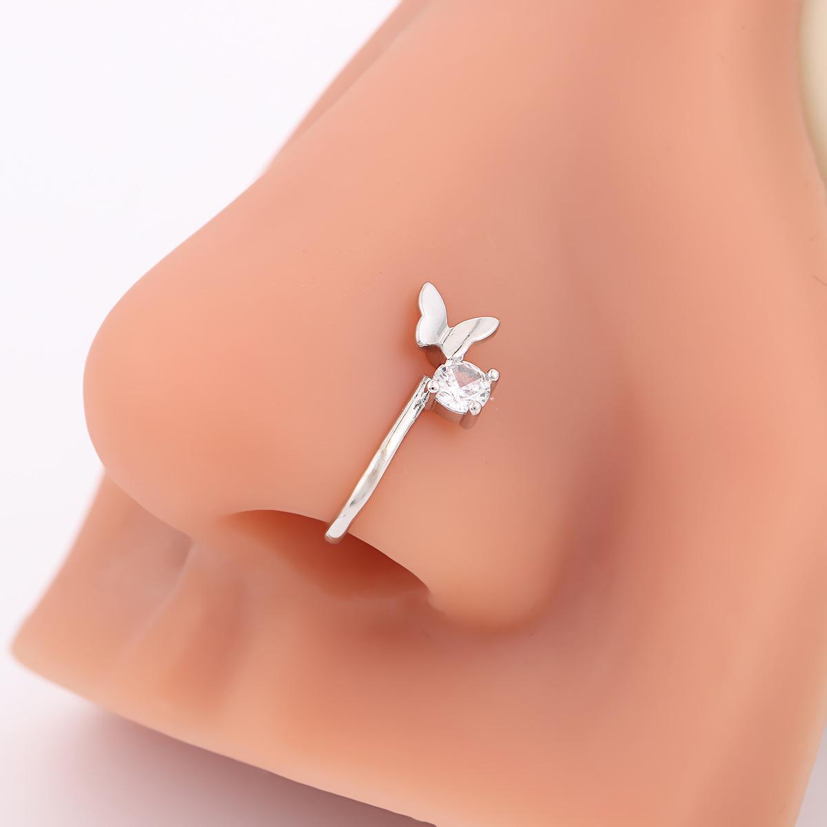 Wind Zircon Nose Stud Niche Design Sense Non-Punching Butterfly Nose Decoration Personality Trendy Non-Perforated Nose Clip
Wind Zircon Nose Stud Niche Design Sense Non-Punching Butterfly Nose Decoration Personality Trendy Non-Perforated Nose Clip