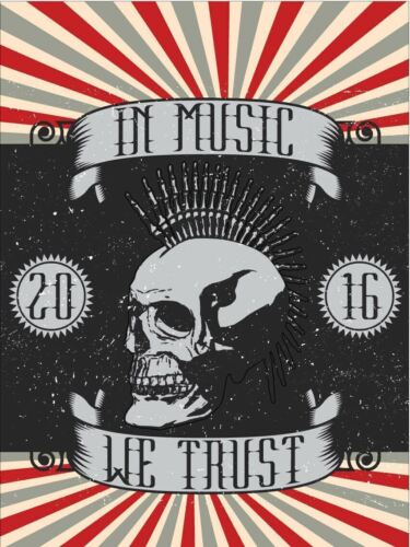 In Music We Trust 2016 Metal Wall Plaque Art Vintage tin sign retro Man CaveAluminum 20x30cm(7.8x11.8inch)
In Music We Trust 2016 Metal Wall Plaque Art Vintage tin sign retro Man CaveAluminum 20x30cm(7.8x11.8inch)