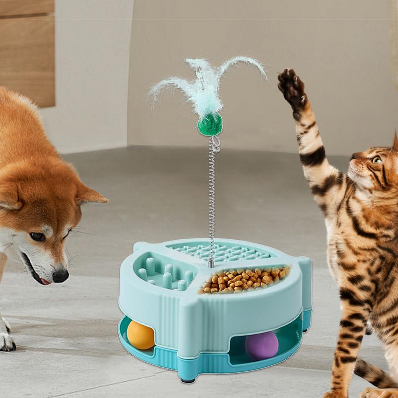 Cat Interactive Feeder Multifunctional Slow Feeder Toy Interactive Toys for Indoor Cats Creative Slow Food Dispenser Feeder for зелений
Cat Interactive Feeder Multifunctional Slow Feeder Toy Interactive Toys for Indoor Cats Creative Slow Food Dispenser Feeder for зелений