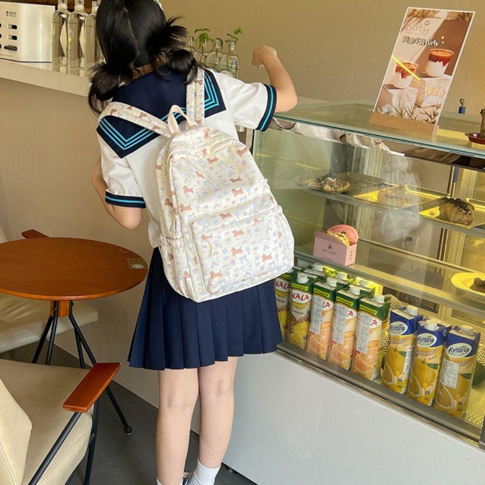 Nylon Students School Bag Large Capacity Shoulder Bag Creative Cute Dog Backpack Students Style A
Nylon Students School Bag Large Capacity Shoulder Bag Creative Cute Dog Backpack Students Style A