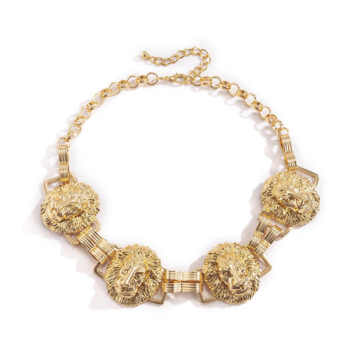 Модное ожерелье-чокер в стиле хип-хоп с преувеличенными головами льва, металлическое подвесное ожерелье, женское уличное ювелирное изделие в уличном стиле, вечерние
Модное ожерелье-чокер в стиле хип-хоп с преувеличенными головами льва, металлическое подвесное ожерелье, женское уличное ювелирное изделие в уличном стиле, вечерние