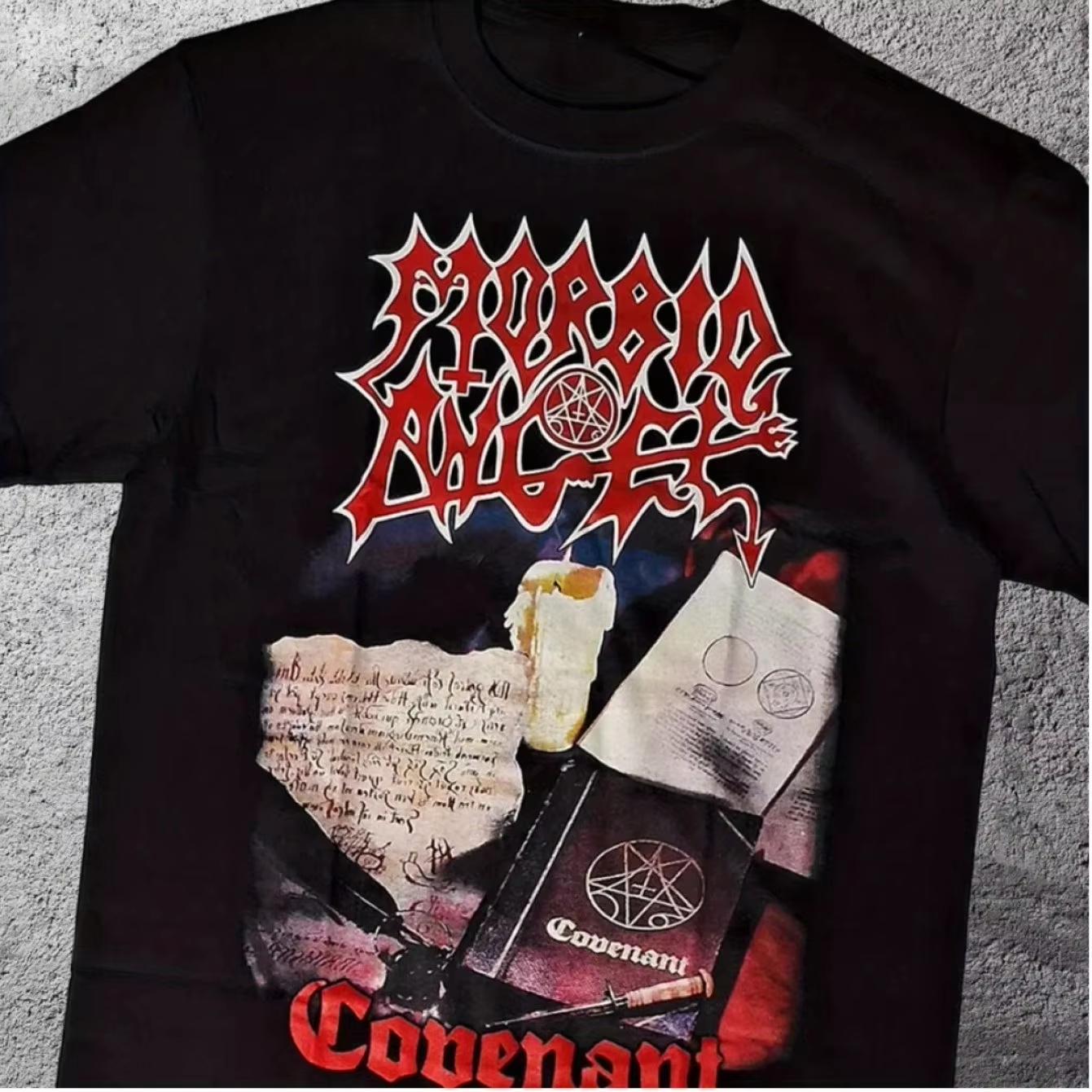 2025 Summer New American Hip Hop Y2K Street Style Sick Angel Covenant Heavy Metal T-shirt Summer Retro Fashion Street Wear 4XL
2025 Summer New American Hip Hop Y2K Street Style Sick Angel Covenant Heavy Metal T-shirt Summer Retro Fashion Street Wear 4XL
