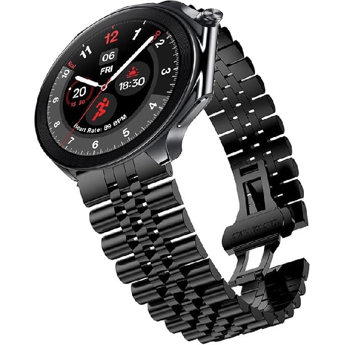 Совместим с ремешками для OnePlus Watch 3, 22 мм массивный ремешок из нержавеющей стали с раскладывающейся застежкой-бабочкой, браслет из звеньев, совместимый с OnePlus Watch 22mm size band чёрный
Совместим с ремешками для OnePlus Watch 3, 22 мм массивный ремешок из нержавеющей стали с раскладывающейся застежкой-бабочкой, браслет из звеньев, совместимый с OnePlus Watch 22mm size band чёрный