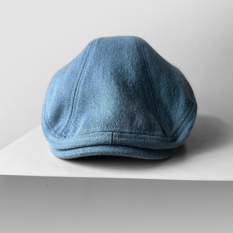 2025 Washed Peaked Beret - Pure Cotton Blue Driver Cap Unisex, Japanese British Style Vintage Flat Cap Spring Summer XL 60cm-62cm
2025 Washed Peaked Beret - Pure Cotton Blue Driver Cap Unisex, Japanese British Style Vintage Flat Cap Spring Summer XL 60cm-62cm