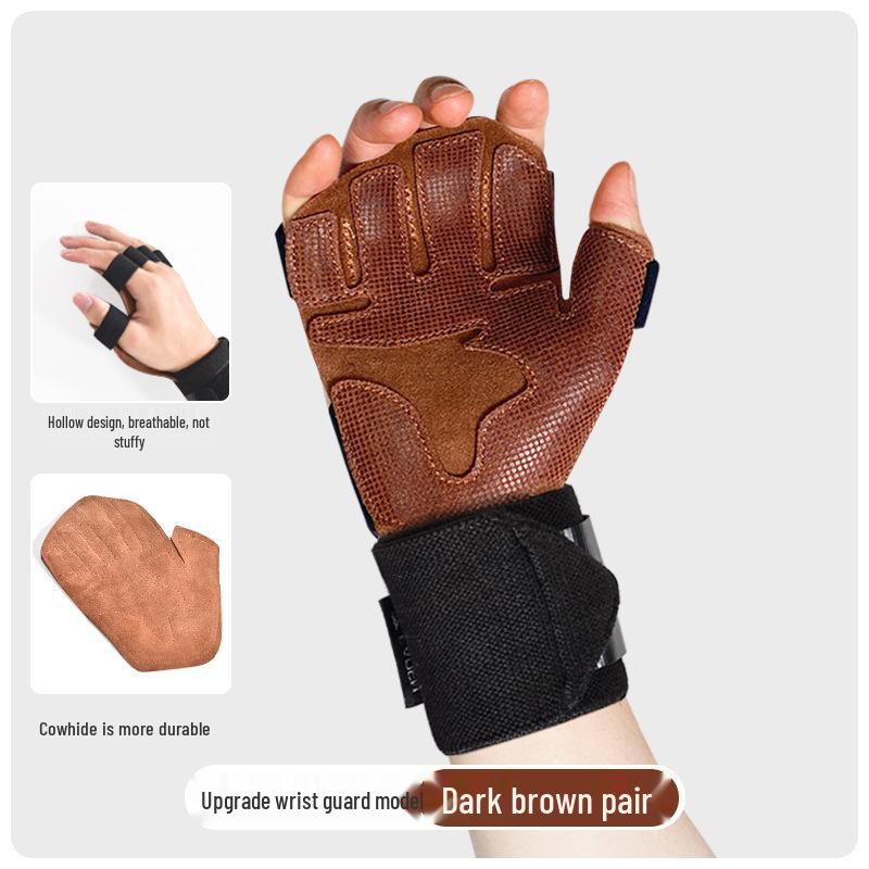 Non-slip Cowhide Fitness Gloves: Wear-resistant, Breathable Wristbands for Men s & Women s Weightlifting & Pull-ups Medium (Palm Width 8-9.1cm)
Non-slip Cowhide Fitness Gloves: Wear-resistant, Breathable Wristbands for Men s & Women s Weightlifting & Pull-ups Medium (Palm Width 8-9.1cm)