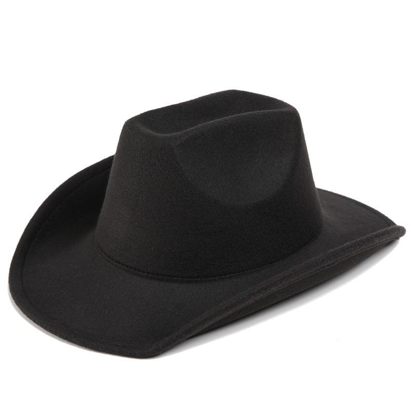 Light board one-word woolen top hat, punk style big edge hat, men s and women s riding hat, western cowboy roll-brimmed hat M(56-58cm)
Light board one-word woolen top hat, punk style big edge hat, men s and women s riding hat, western cowboy roll-brimmed hat M(56-58cm)