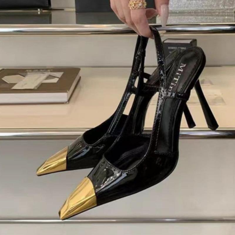 Мода Женская Мода Босоножки на шпильке Весна Новые Металлический Острый Носок Неглубокий Вырез Надпись с Противоскользящей Износостойкой Подошвой Высокий Каблук 38
Мода Женская Мода Босоножки на шпильке Весна Новые Металлический Острый Носок Неглубокий Вырез Надпись с Противоскользящей Износостойкой Подошвой Высокий Каблук 38