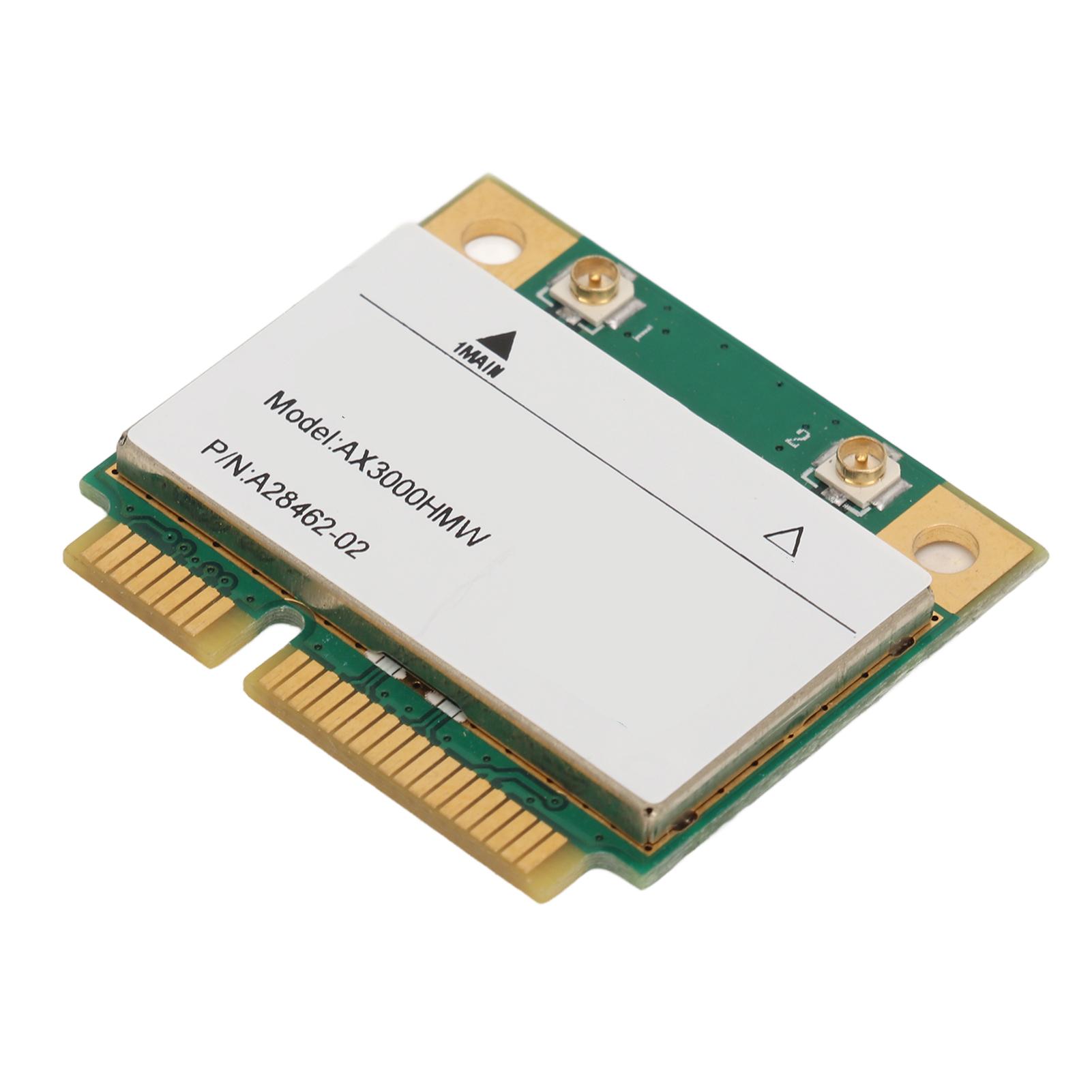 WiFi Network Card AX3000HMW WIFI6 Network Card Bluetooth5.2 2.4G 5Ghz Dual Band Mini PCIe Card for
WiFi Network Card AX3000HMW WIFI6 Network Card Bluetooth5.2 2.4G 5Ghz Dual Band Mini PCIe Card for