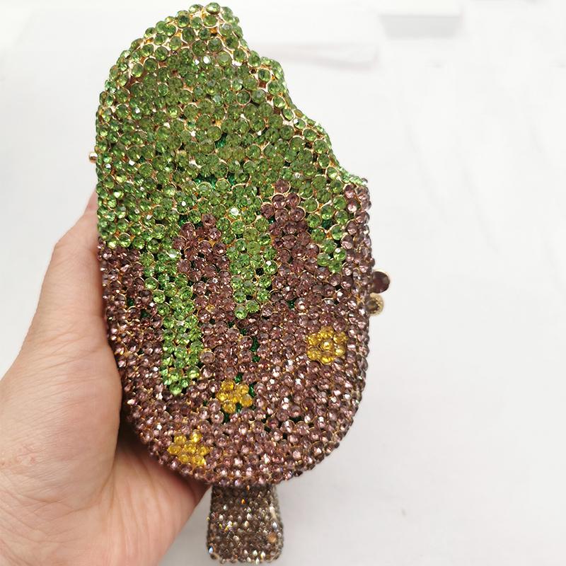 WHTUOHENG Popsicle Crystal Evening Purse Green/Pink Rhinestone Bags Dinner Diamond Banquet Prom Clutch Mini Women Stone Purses 17.5cmX7.5cmX4cm
WHTUOHENG Popsicle Crystal Evening Purse Green/Pink Rhinestone Bags Dinner Diamond Banquet Prom Clutch Mini Women Stone Purses 17.5cmX7.5cmX4cm