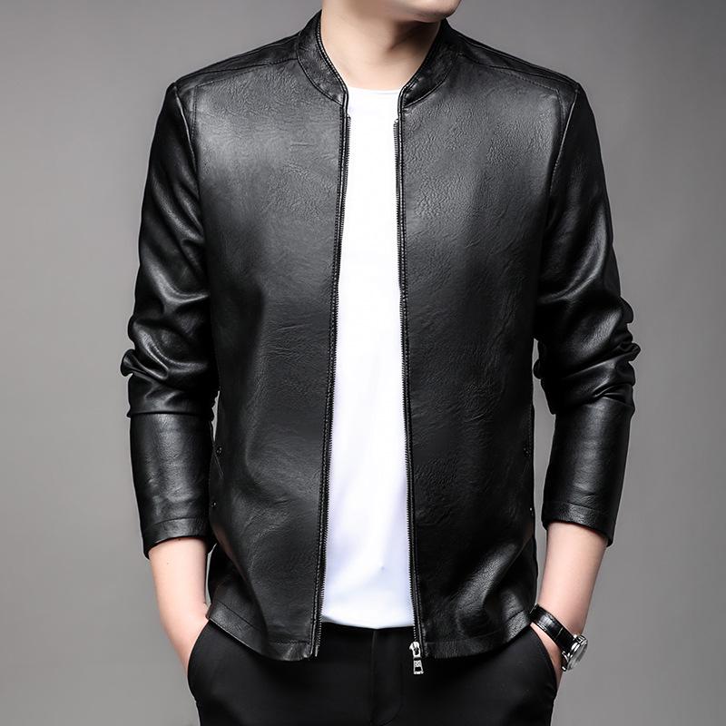 Men s PU Leather Jacket with Fleece: New Style, Comfortable, Trendy, Versatile, Loose-Fit Coat M
Men s PU Leather Jacket with Fleece: New Style, Comfortable, Trendy, Versatile, Loose-Fit Coat M