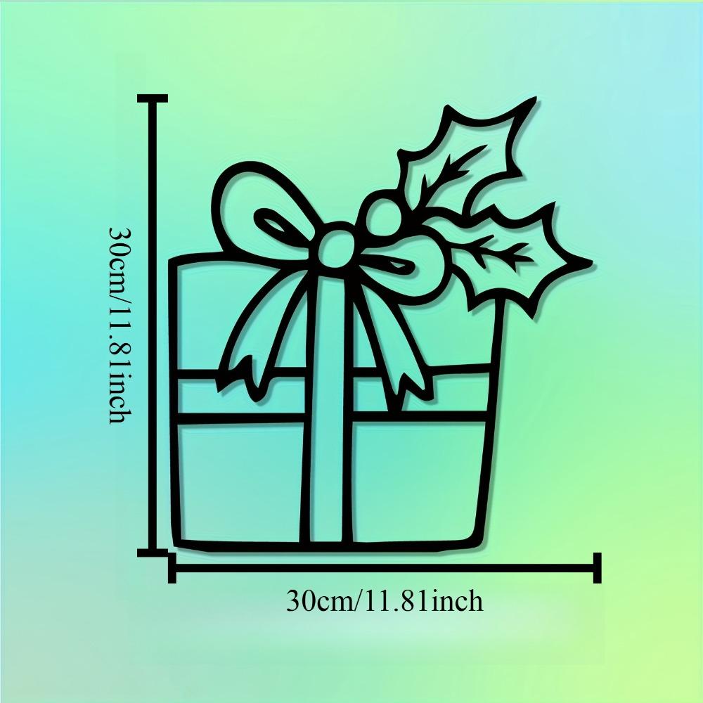 Metal Wall Art Gift Box Sculpture, Rustproof Christmas New Year Decor for Living Room Garden Fence 12in
Metal Wall Art Gift Box Sculpture, Rustproof Christmas New Year Decor for Living Room Garden Fence 12in