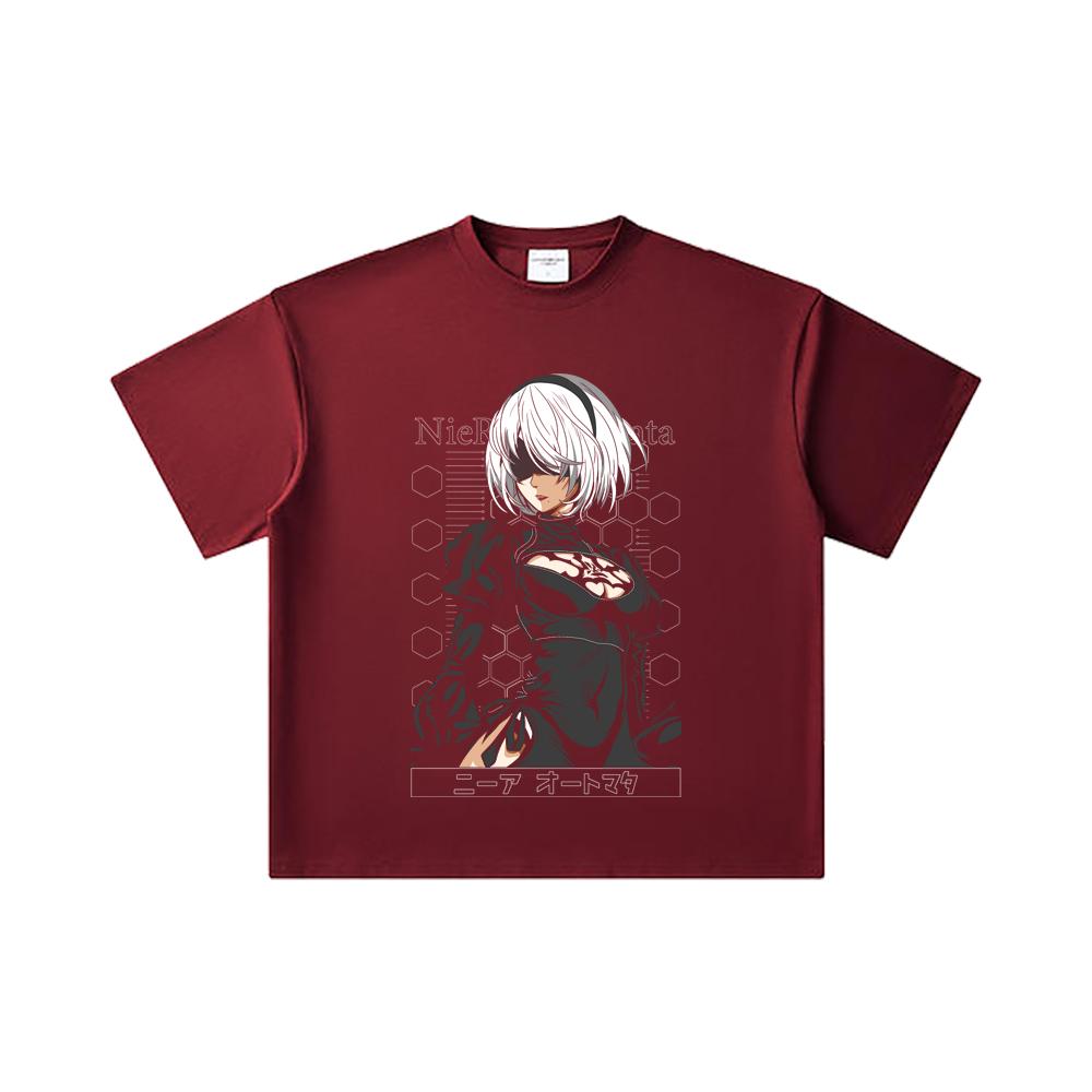 260 GSM Double Yarn 32 Count 100% Cotton NieR Automata V2 Print Unisex Heavy Cotton T Shirt 2XL
260 GSM Double Yarn 32 Count 100% Cotton NieR Automata V2 Print Unisex Heavy Cotton T Shirt 2XL