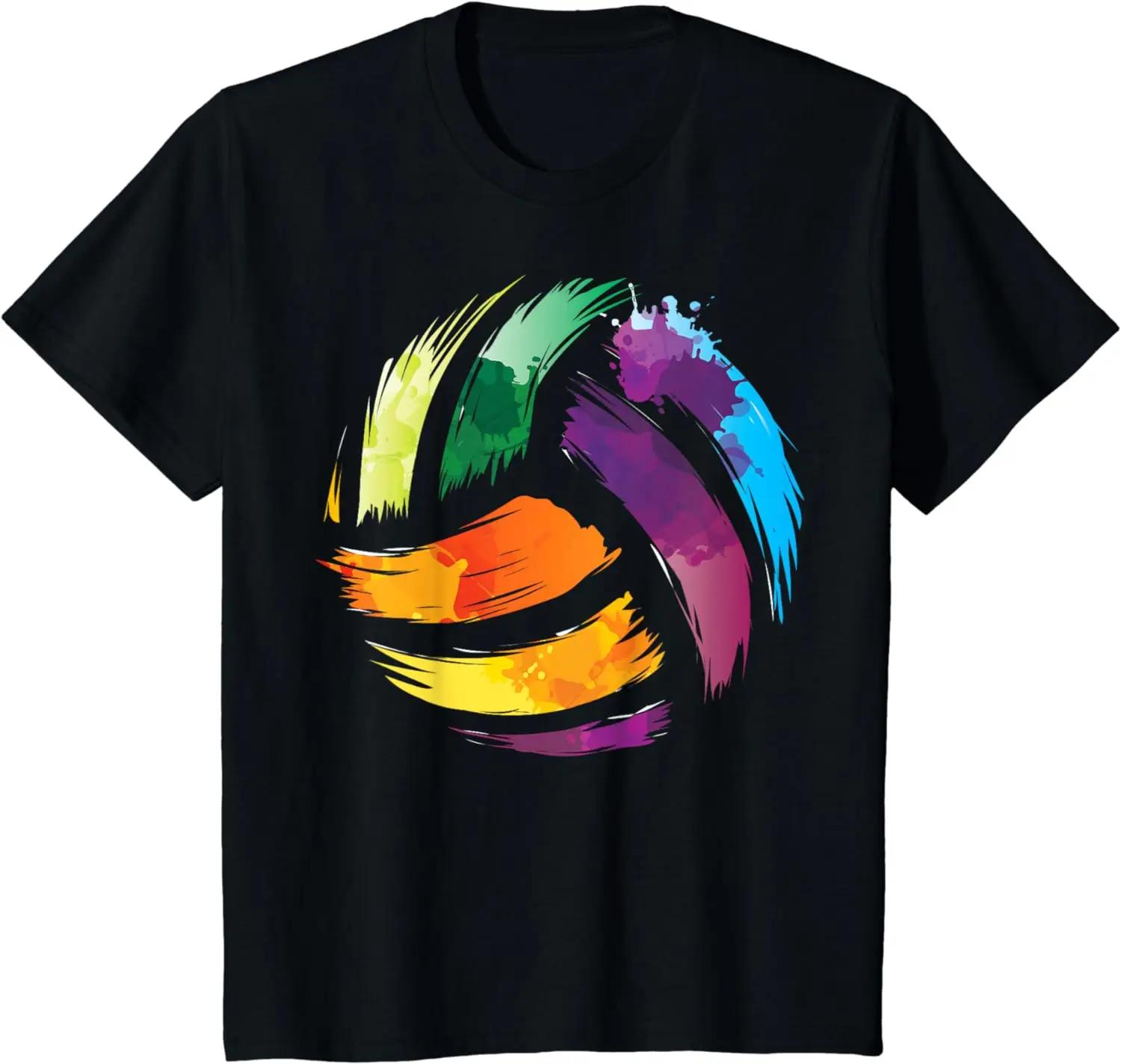 Funny Birthday Gift Colorful Volleyball Cute Colorsplash Ball T Shirt Men Women Short Sleeve TShirt Cotton Graphic T Shirts S
Funny Birthday Gift Colorful Volleyball Cute Colorsplash Ball T Shirt Men Women Short Sleeve TShirt Cotton Graphic T Shirts S