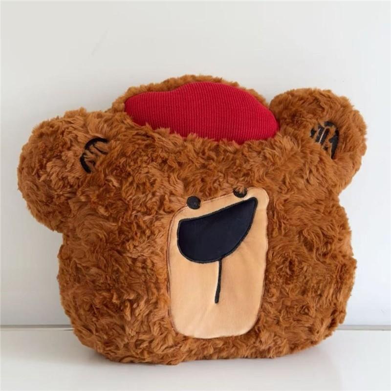 Cartoon Cute Soft Birthday Bear Cushion With Embroidered Pattern For Sofa Decor And Sleep Support
Cartoon Cute Soft Birthday Bear Cushion With Embroidered Pattern For Sofa Decor And Sleep Support