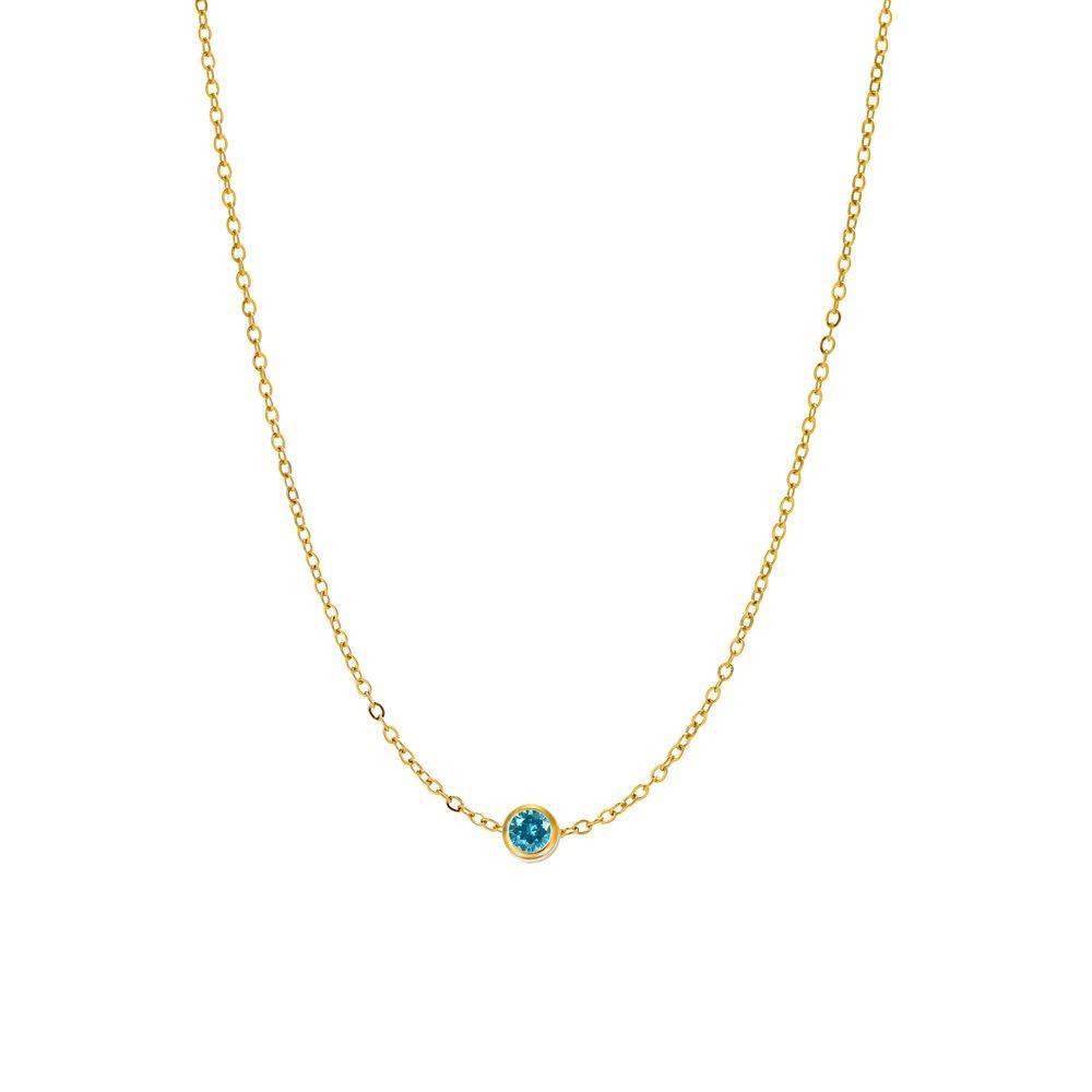 CARLIDANA Best Sell Round Zirconia Stainless Steel 12 Month Crystal Birthstone Pendant Gold Color Necklace For Women Jewelry
CARLIDANA Best Sell Round Zirconia Stainless Steel 12 Month Crystal Birthstone Pendant Gold Color Necklace For Women Jewelry