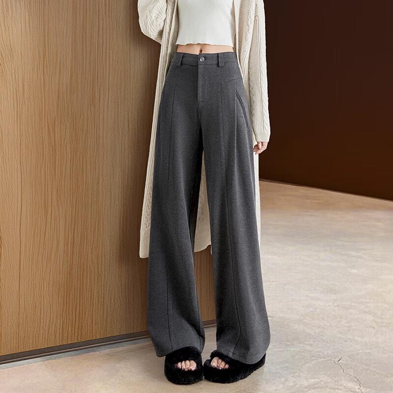 Women s High-Waist Drape Straight Leg Casual Pants L
Women s High-Waist Drape Straight Leg Casual Pants L