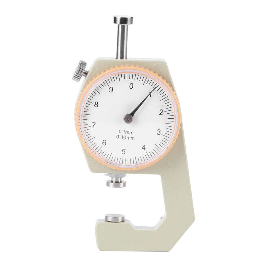 Portable 0-10mm Thickness Gauge Silver Aluminum Alloy High Accuracy Film Paper Jewelry Leather Thickness Meter Measuring Tool
Portable 0-10mm Thickness Gauge Silver Aluminum Alloy High Accuracy Film Paper Jewelry Leather Thickness Meter Measuring Tool