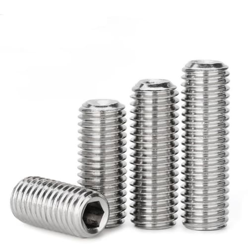 Pack of 5 M10 Hex Socket Set Screws, 304 Stainless Steel, Recessed Point, Enameled Set Screws, Flat Point, for Repairing Grab Bolts, Door Handles, and
Pack of 5 M10 Hex Socket Set Screws, 304 Stainless Steel, Recessed Point, Enameled Set Screws, Flat Point, for Repairing Grab Bolts, Door Handles, and