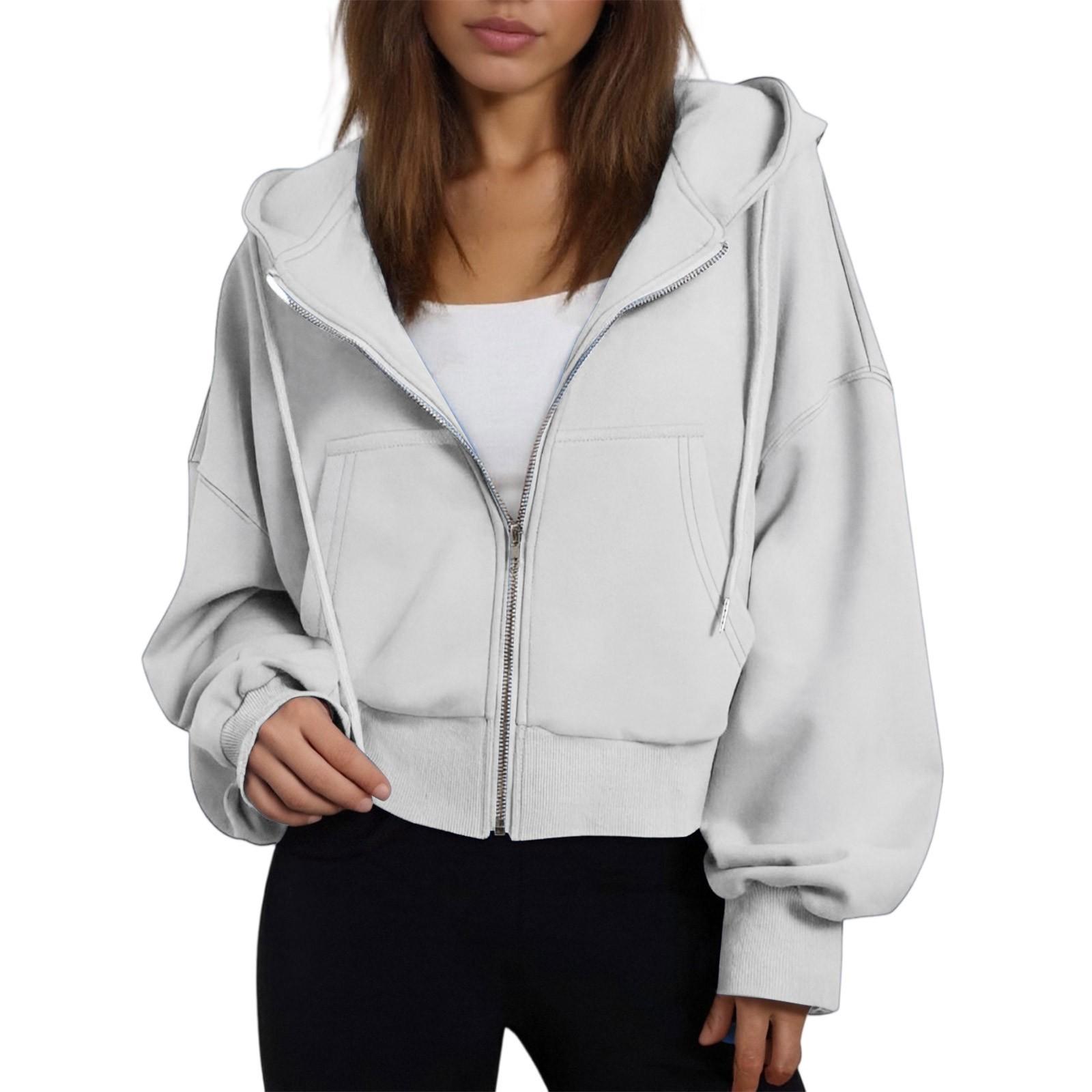 Женская модная зимняя толстовка с длинным рукавом, капюшоном и молнией, однотонная, свободного кроя L
Женская модная зимняя толстовка с длинным рукавом, капюшоном и молнией, однотонная, свободного кроя L