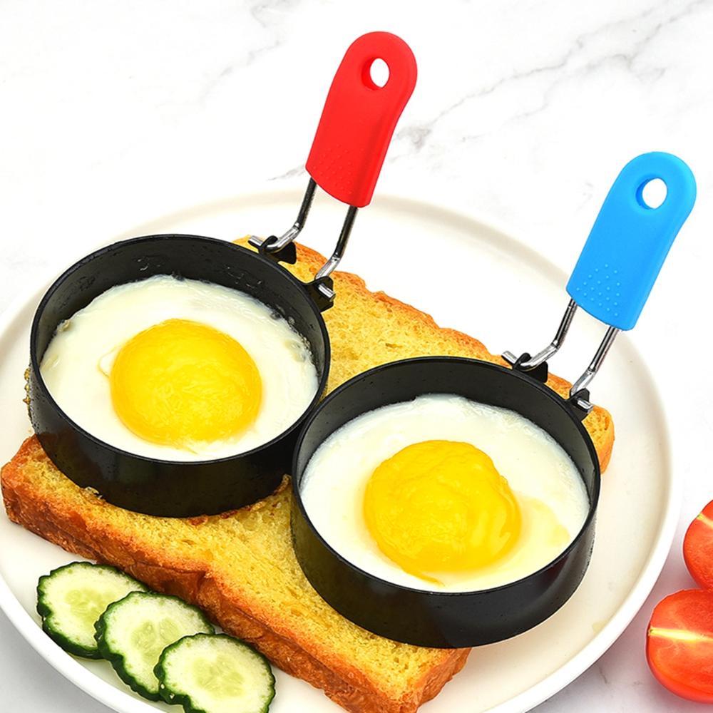Silicone Handle Stainless Steel Cooking Pancake Shaper Egg Frying Mold Egg Ring Omelette Mould red
Silicone Handle Stainless Steel Cooking Pancake Shaper Egg Frying Mold Egg Ring Omelette Mould red