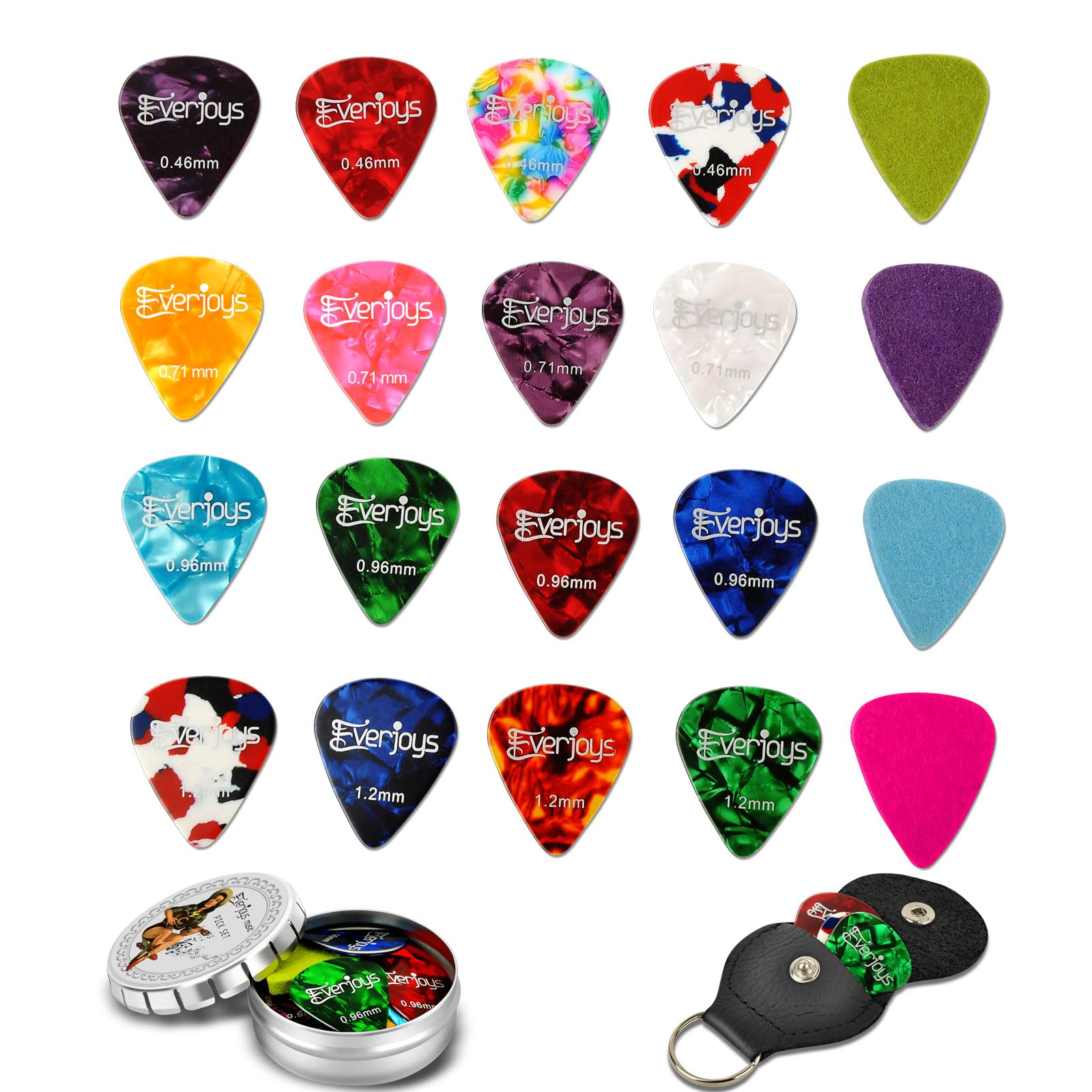 Guitar 20 Celluloid and Felt Picks for Extra Thick Gauge Picks, Pack, Guitar, Bass, Ukulele, Plectrum, Thin, Medium, Thick,
Guitar 20 Celluloid and Felt Picks for Extra Thick Gauge Picks, Pack, Guitar, Bass, Ukulele, Plectrum, Thin, Medium, Thick,