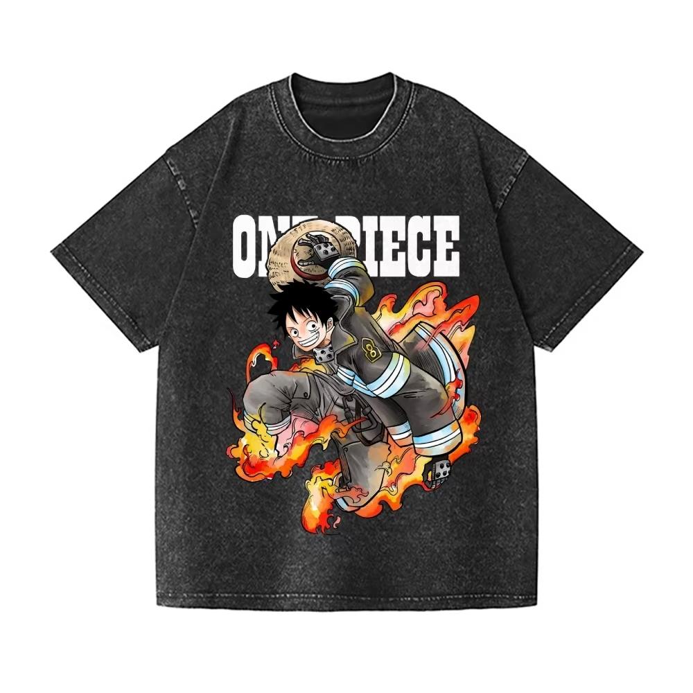 One Piece Luffy Vintage Wash Japanese Design TShirt Highquality Streetwear Men Clothing Summer New Wash T Shirt L
One Piece Luffy Vintage Wash Japanese Design TShirt Highquality Streetwear Men Clothing Summer New Wash T Shirt L