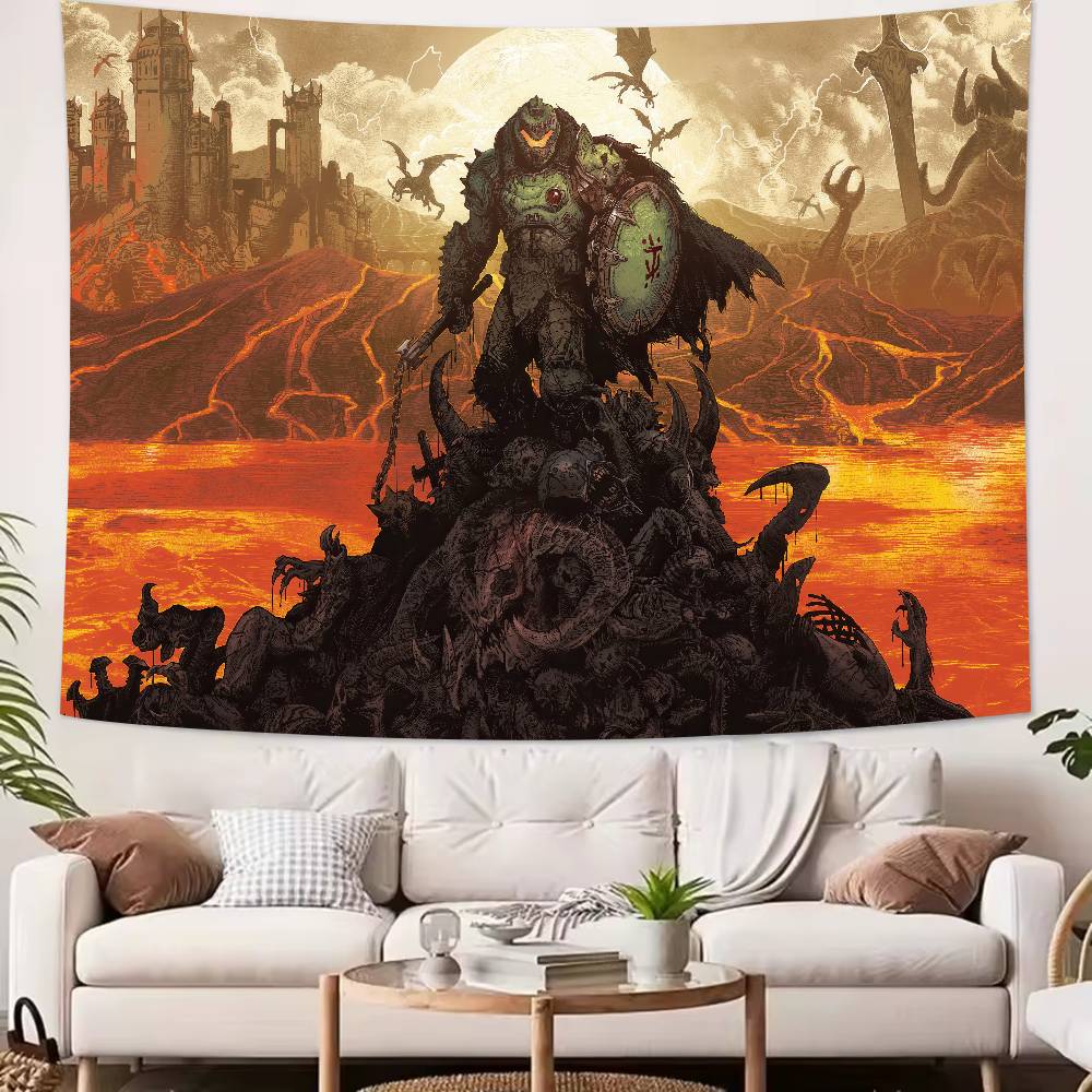 Large Cool FPS Video DDoomS Gaming Tapestry Popular Room Decoration Wall Tapestry Art Room Home Decor Wall Art Decor 74x94cm(29x37in)
Large Cool FPS Video DDoomS Gaming Tapestry Popular Room Decoration Wall Tapestry Art Room Home Decor Wall Art Decor 74x94cm(29x37in)