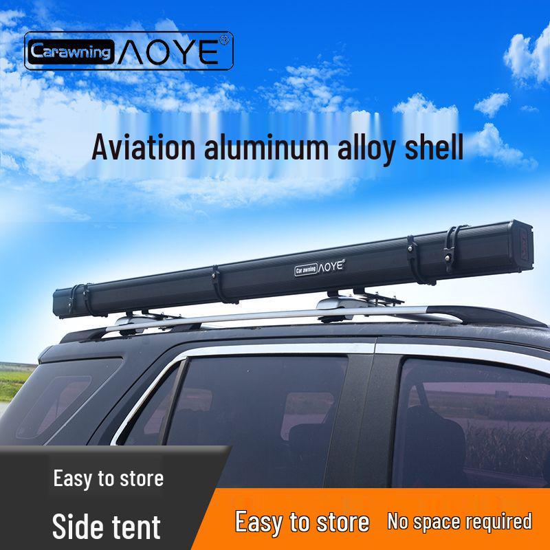 New Aluminum Alloy Car Side Awning: Black Glue Sunshade & Rainproof Outdoor Tent Canopy 1.6x2.5M
New Aluminum Alloy Car Side Awning: Black Glue Sunshade & Rainproof Outdoor Tent Canopy 1.6x2.5M