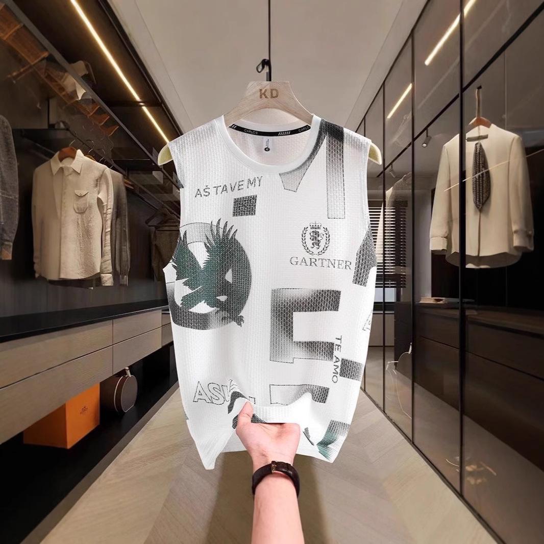 Men s Summer Ice Silk Cool Sleeveless Fashion Tank Top L
Men s Summer Ice Silk Cool Sleeveless Fashion Tank Top L