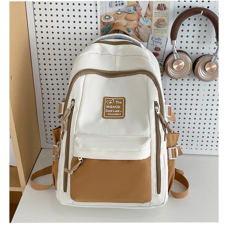 Korean nylon large-capacity primary school schoolbag new contrasting color high-end backpack women s casual backpack хакі
Korean nylon large-capacity primary school schoolbag new contrasting color high-end backpack women s casual backpack хакі