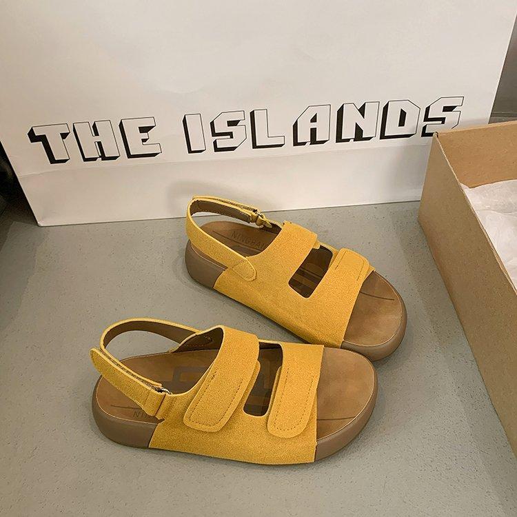 Sandals summer wear new with skirt casual word comfortable flat beach shoes women 35 жовтий
Sandals summer wear new with skirt casual word comfortable flat beach shoes women 35 жовтий