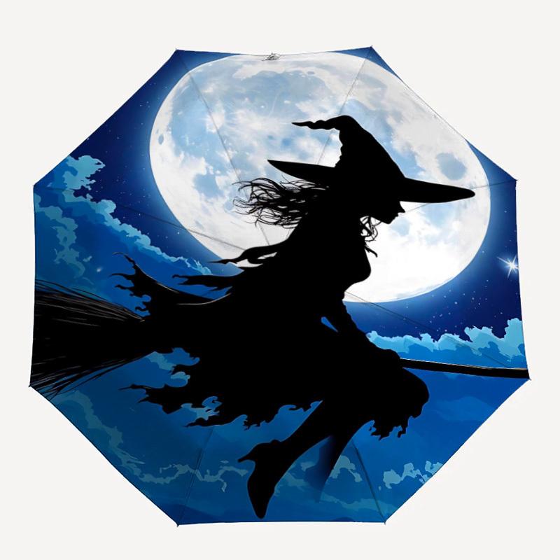 1pc Moon Witch Automatic Open/Close Umbrella, Windproof, Folding Compact Umbrella with Lightweight Design for Women/Men042
1pc Moon Witch Automatic Open/Close Umbrella, Windproof, Folding Compact Umbrella with Lightweight Design for Women/Men042