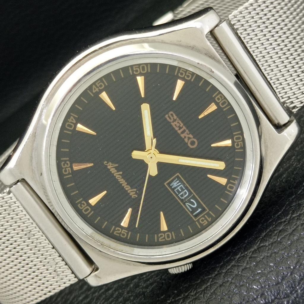 Б/У винтажные мужские часы SEIKO AUTOMATIC 7019A из Японии с черным циферблатом a434541-2 R121-a434541
Б/У винтажные мужские часы SEIKO AUTOMATIC 7019A из Японии с черным циферблатом a434541-2 R121-a434541