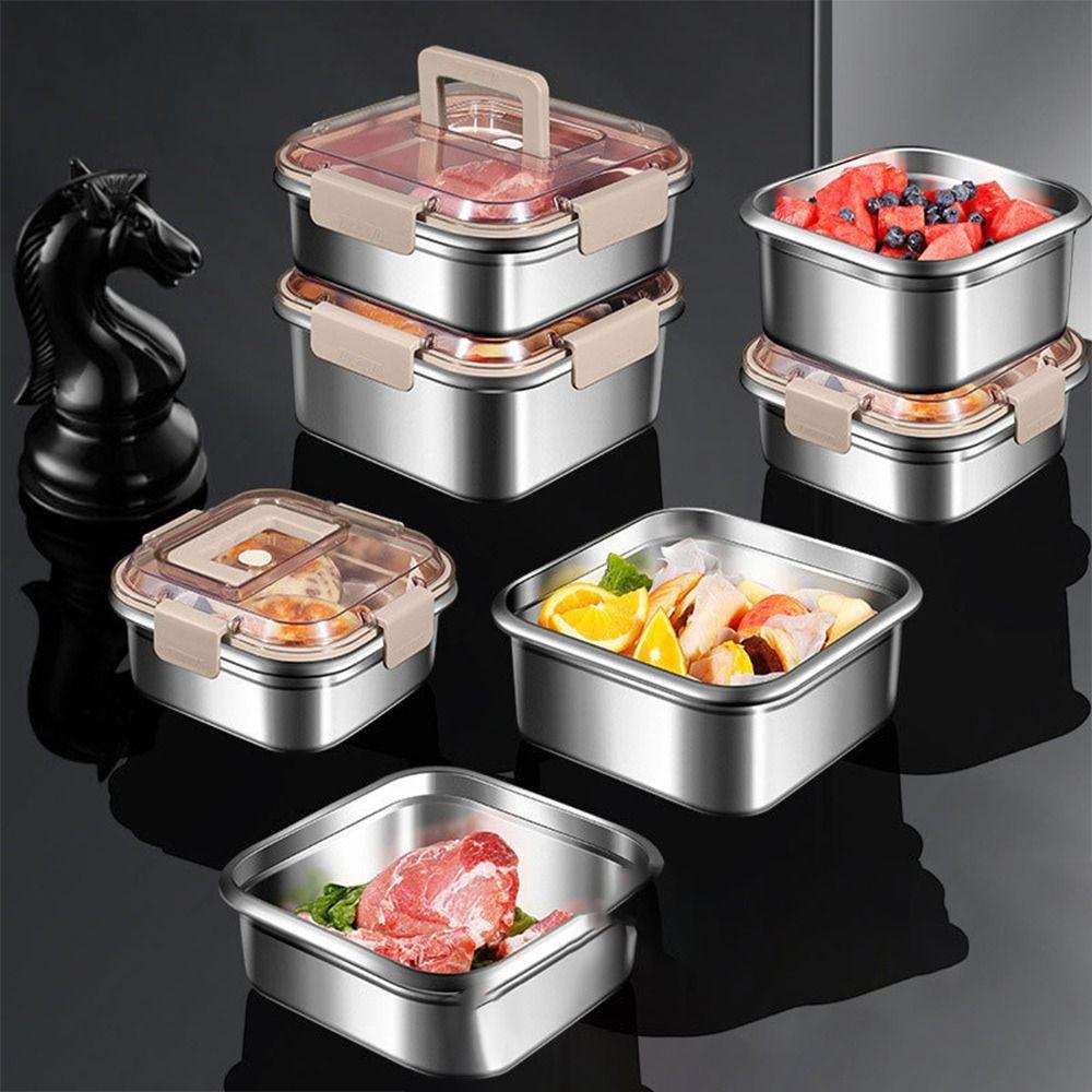 Rectangular Storage Box with Lid Food Organizer New Fresh Preservation Box for Kitchen Khaki
Rectangular Storage Box with Lid Food Organizer New Fresh Preservation Box for Kitchen Khaki