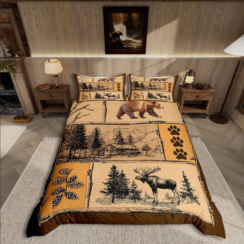 Comforter Homewish Wildlife Wolf Woodland Animal For Teens Bedding Setjungle Safari Decor Comforter (quilt)-EU Single(135*200cm)3pcs
Comforter Homewish Wildlife Wolf Woodland Animal For Teens Bedding Setjungle Safari Decor Comforter (quilt)-EU Single(135*200cm)3pcs