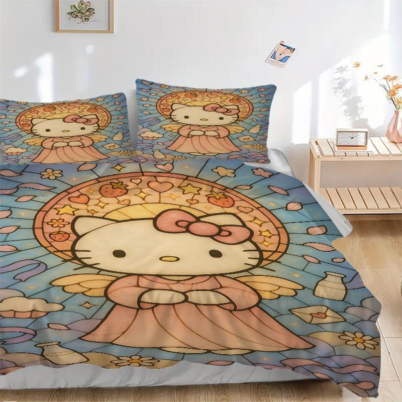 3pcs Hello Kitty Bedding Set. Soft and Comfortable with No Core Included (1x Duvet Cover + 2x Pillow Covers) yy251010168 135x200cm
3pcs Hello Kitty Bedding Set. Soft and Comfortable with No Core Included (1x Duvet Cover + 2x Pillow Covers) yy251010168 135x200cm