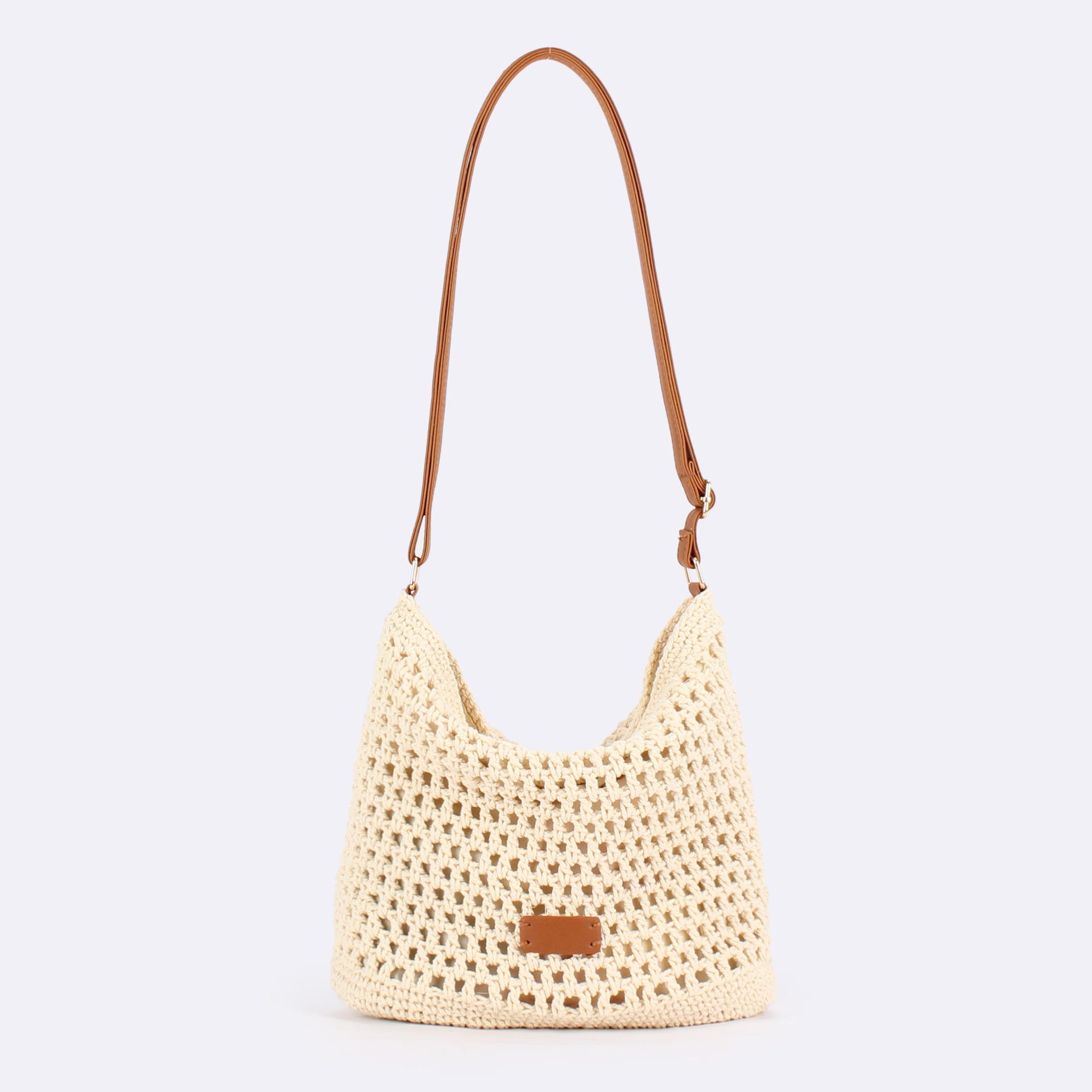 Summer Beige Cotton Knitted Shoulder Bag For Women Bohemian Hobo Crochet Beach Handbag Casual Designer Lady Clutch Purse бежевый
Summer Beige Cotton Knitted Shoulder Bag For Women Bohemian Hobo Crochet Beach Handbag Casual Designer Lady Clutch Purse бежевый