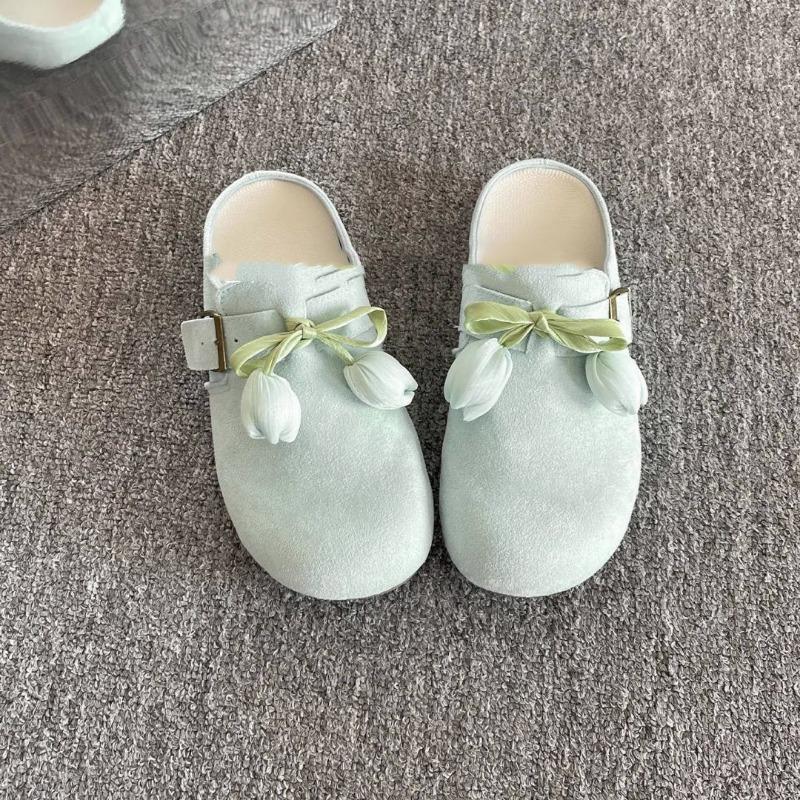 Ленивые тапочки-шлепанцы летние полутапочки женские универсальные повседневные с закрытым носком 40
Ленивые тапочки-шлепанцы летние полутапочки женские универсальные повседневные с закрытым носком 40