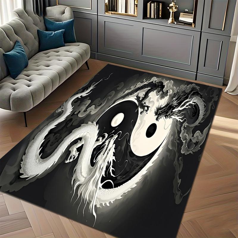 Black and White Carpets Tai Chi Yin-Yang Entry Door Mat Area Rug Living Room Floor Mat Kitchen Decor Outdoor Kid Play Mat Gift 40x60CM
Black and White Carpets Tai Chi Yin-Yang Entry Door Mat Area Rug Living Room Floor Mat Kitchen Decor Outdoor Kid Play Mat Gift 40x60CM