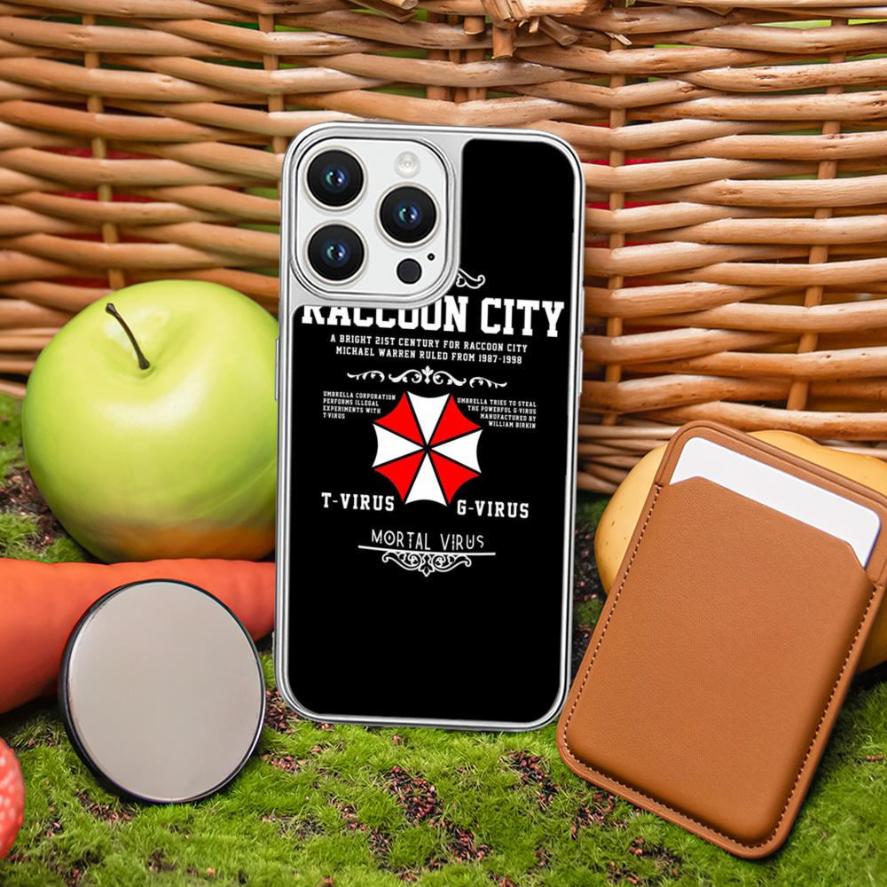 Hot Classic Evil Umbrella pattern Phone Case for iPhone 16 15 14 13 12 11 Pro Max Sheepskin Silver-edged protective case iPhone 15 Plus
Hot Classic Evil Umbrella pattern Phone Case for iPhone 16 15 14 13 12 11 Pro Max Sheepskin Silver-edged protective case iPhone 15 Plus