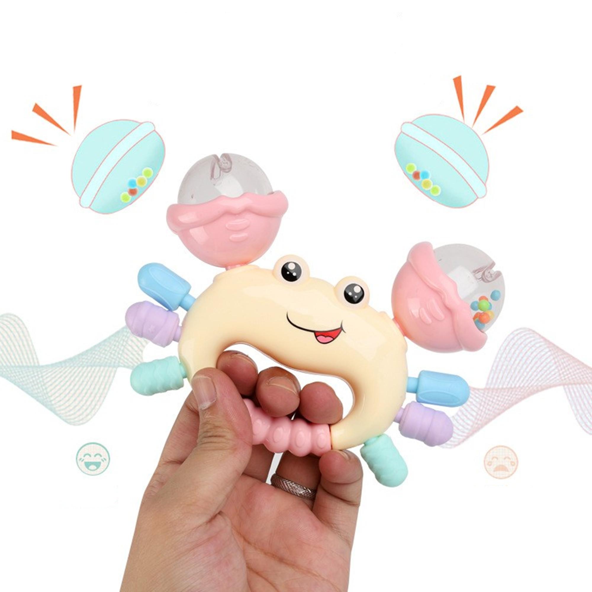 1 шт. случайный цвет, краб-погремушка для раннего развития, игрушки для детей от 0 до 36 месяцев, детские игры для новорожденных, игрушки-прорезыватель, погремушка, детские игрушки 
1 шт. случайный цвет, краб-погремушка для раннего развития, игрушки для детей от 0 до 36 месяцев, детские игры для новорожденных, игрушки-прорезыватель, погремушка, детские игрушки